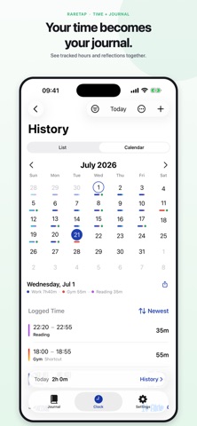 RareTap – Time Clock & Journal screenshot