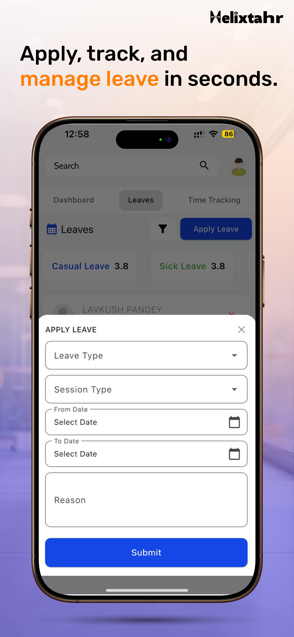 HelixtaHR - HRMS & Payroll App screenshot 8