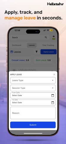 HelixtaHR - HRMS & Payroll App screenshot