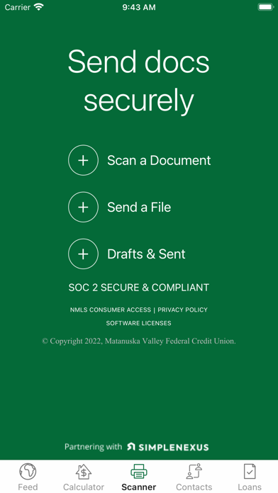 MV Mortgage Screenshot