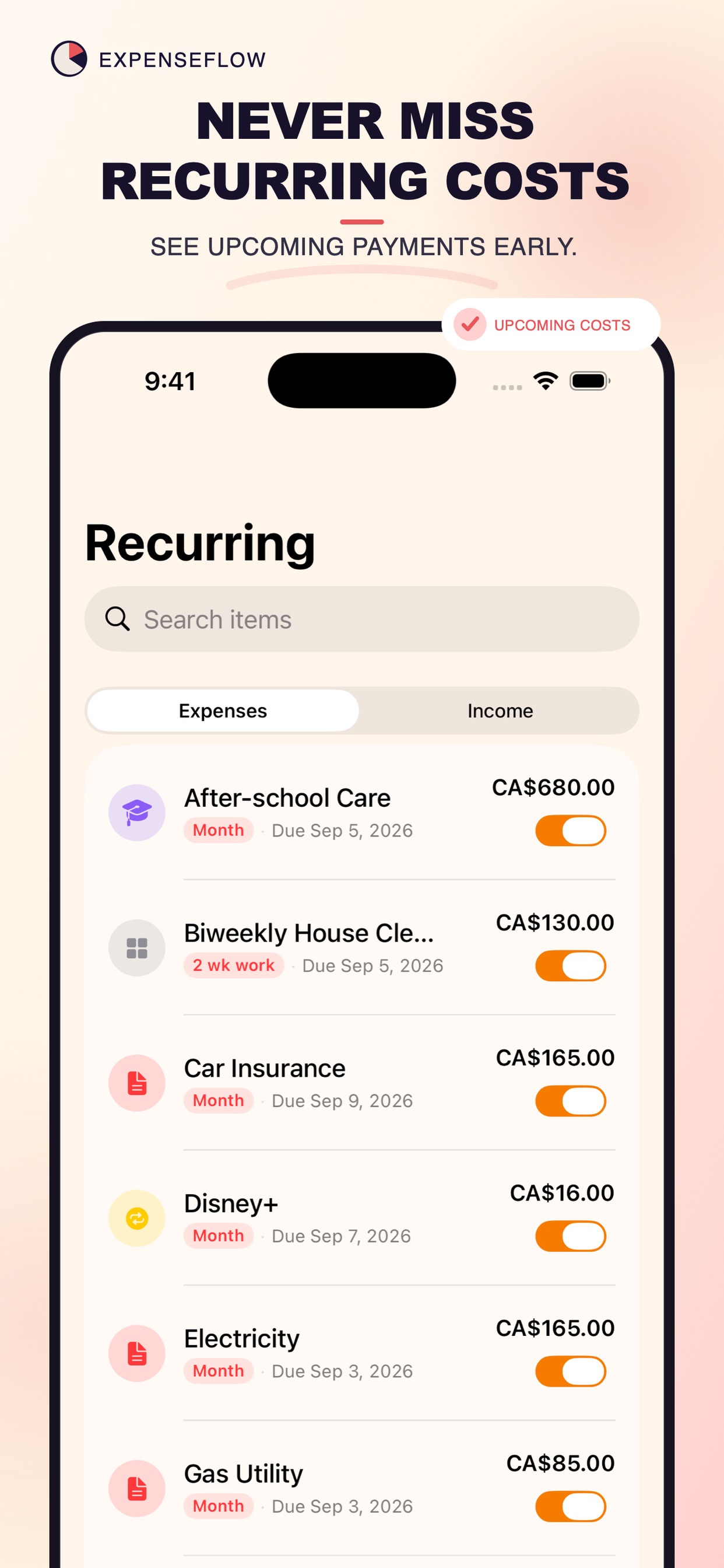 Screenshot 4 of ExpenseFlow Budget Tracker