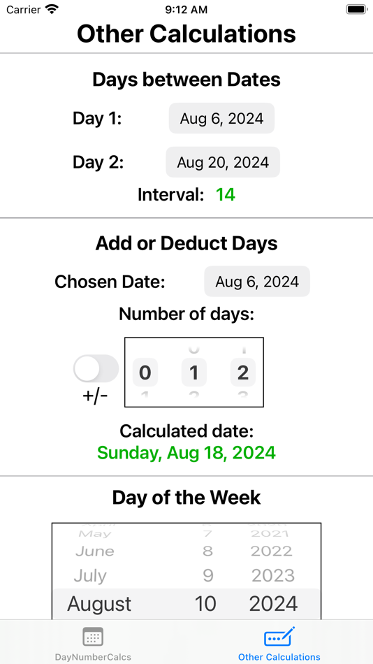 #4. DayNumCalc (iOS) 由: Mayra M Martinez