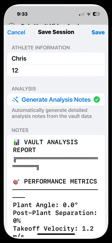 Pole Vault Analyzer screenshot 5