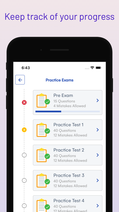 Michigan DMV Driver Test Prep Screenshot