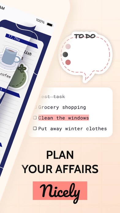 Weekly Planner: Agenda Journal Screenshot