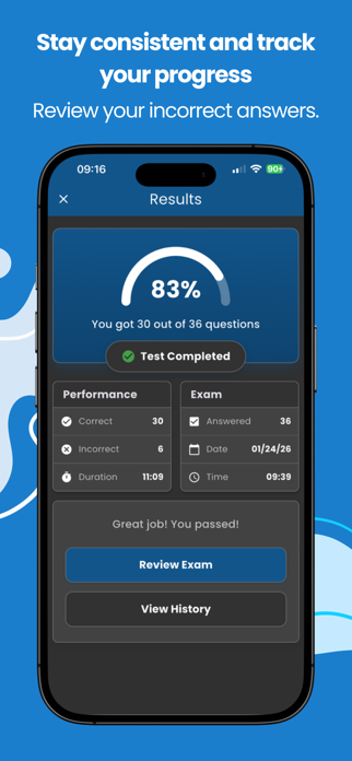 Driver's License Practice Test Screenshot 7 of 8