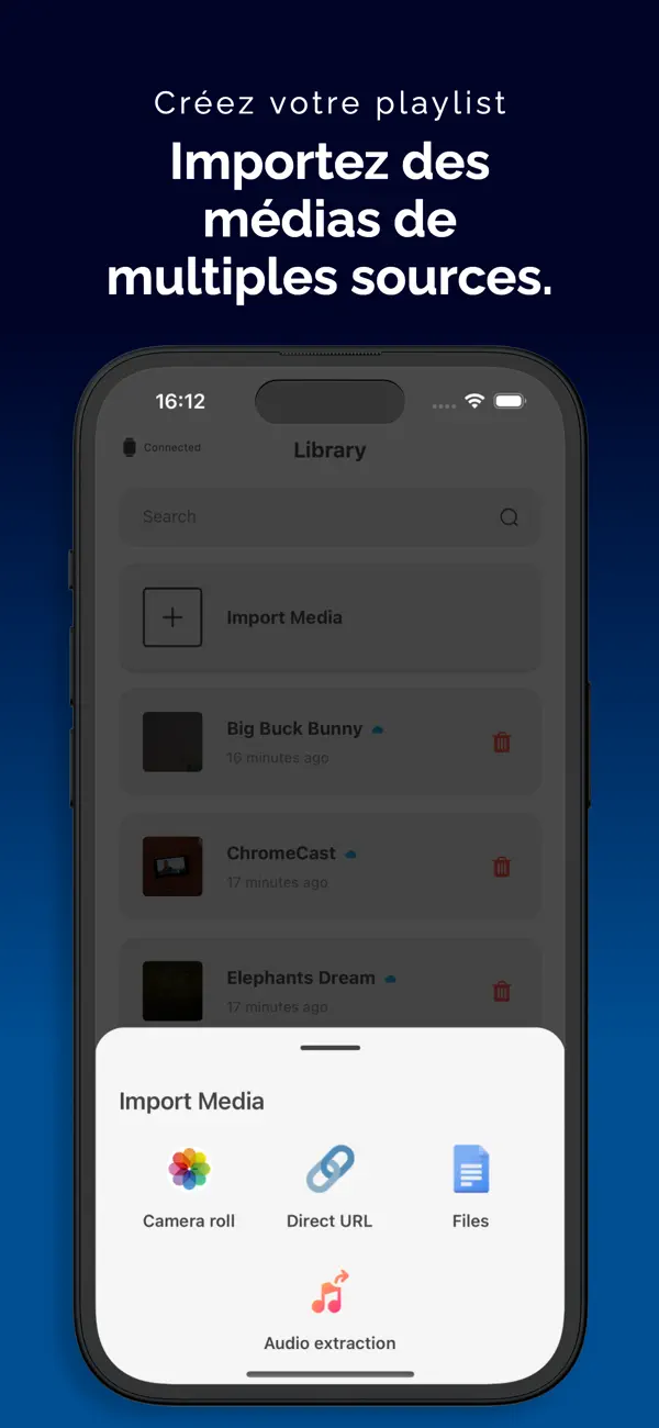 Screenshot #3 pour WaPlayer Lire vidéo sur montre