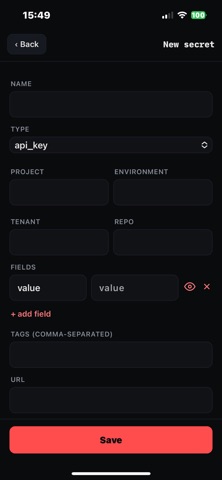 Concealer AI Secret Manager screenshot 6