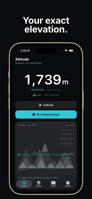 Altitude Measure screenshot 1