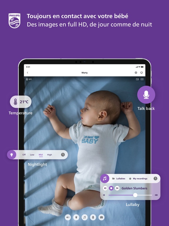 Screenshot #4 pour Philips Avent Baby Monitor+