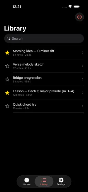 MIDI Memos: Recorder + Player screenshot 2