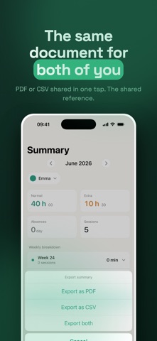 Nanny Hours : Nannix iPhone screenshot