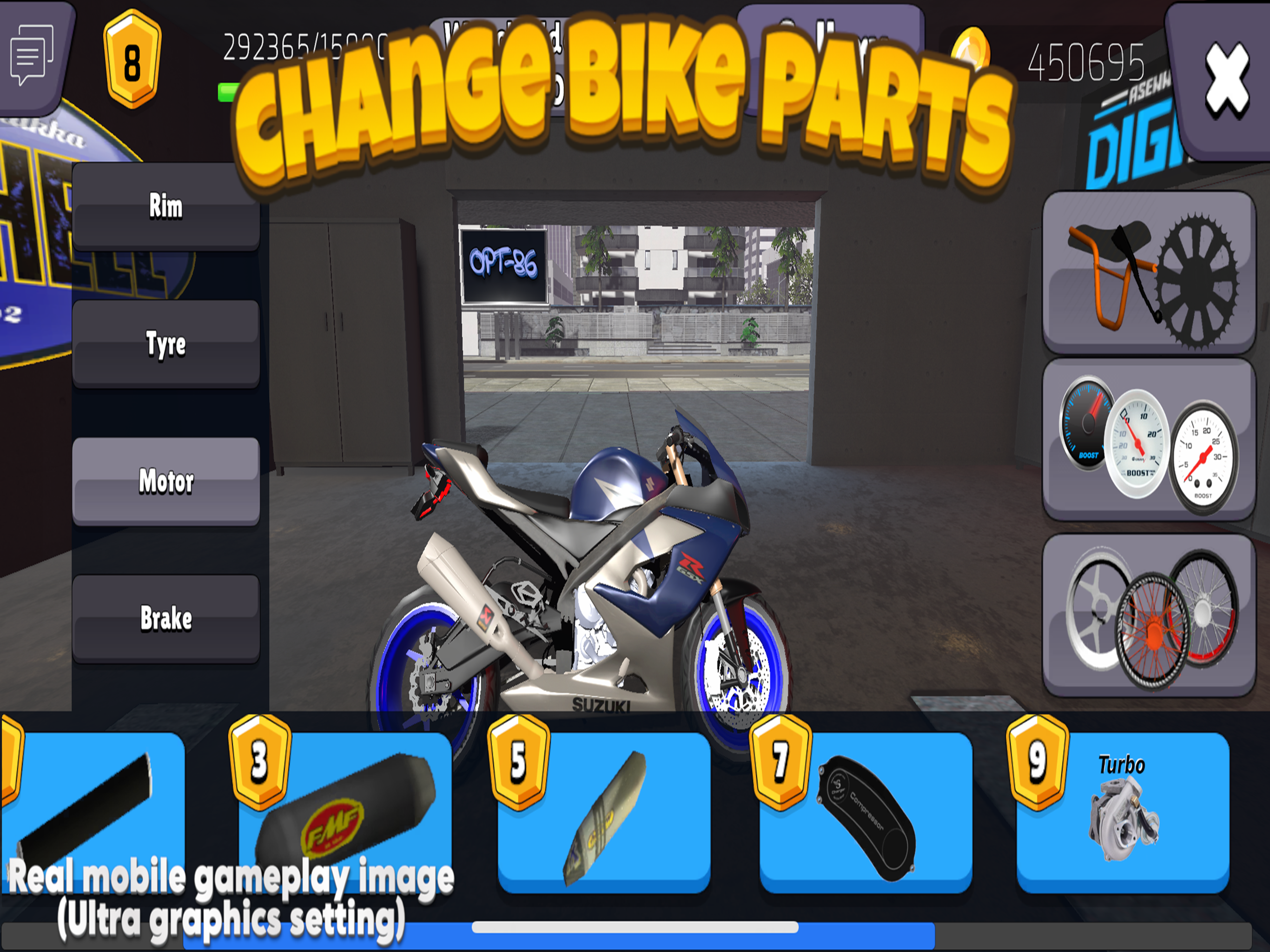 Wheelie King 7 - Bike Wheeling screenshot 12