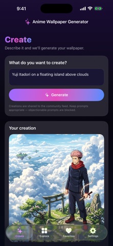 Anime Wallpaper Generator Screenshot 4 of 4