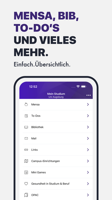 UniAugsburg App screenshot