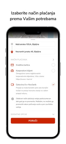 Crveni Taxi Bijeljina screenshot