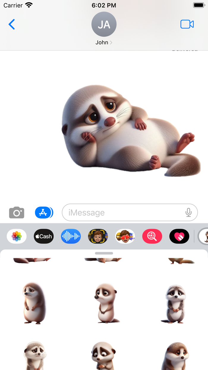 Sad Lemming Stickers