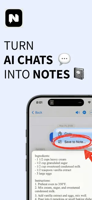 Notas AI: Chat & Capture screenshot 1