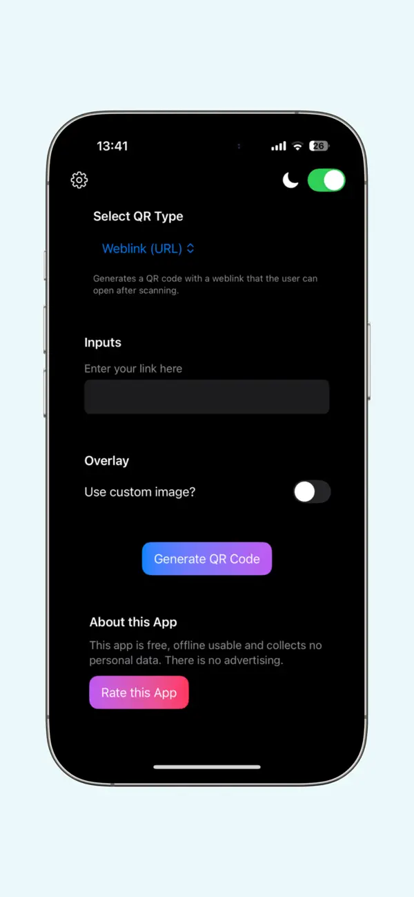#3. QR Easy Code Maker (iOS) Ved: Stefan Ljubic