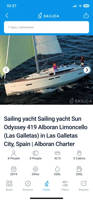 Sailica screenshot 2