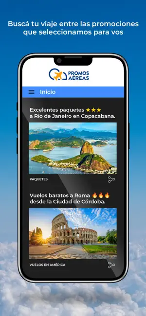 Promociones Aéreas screenshot 2