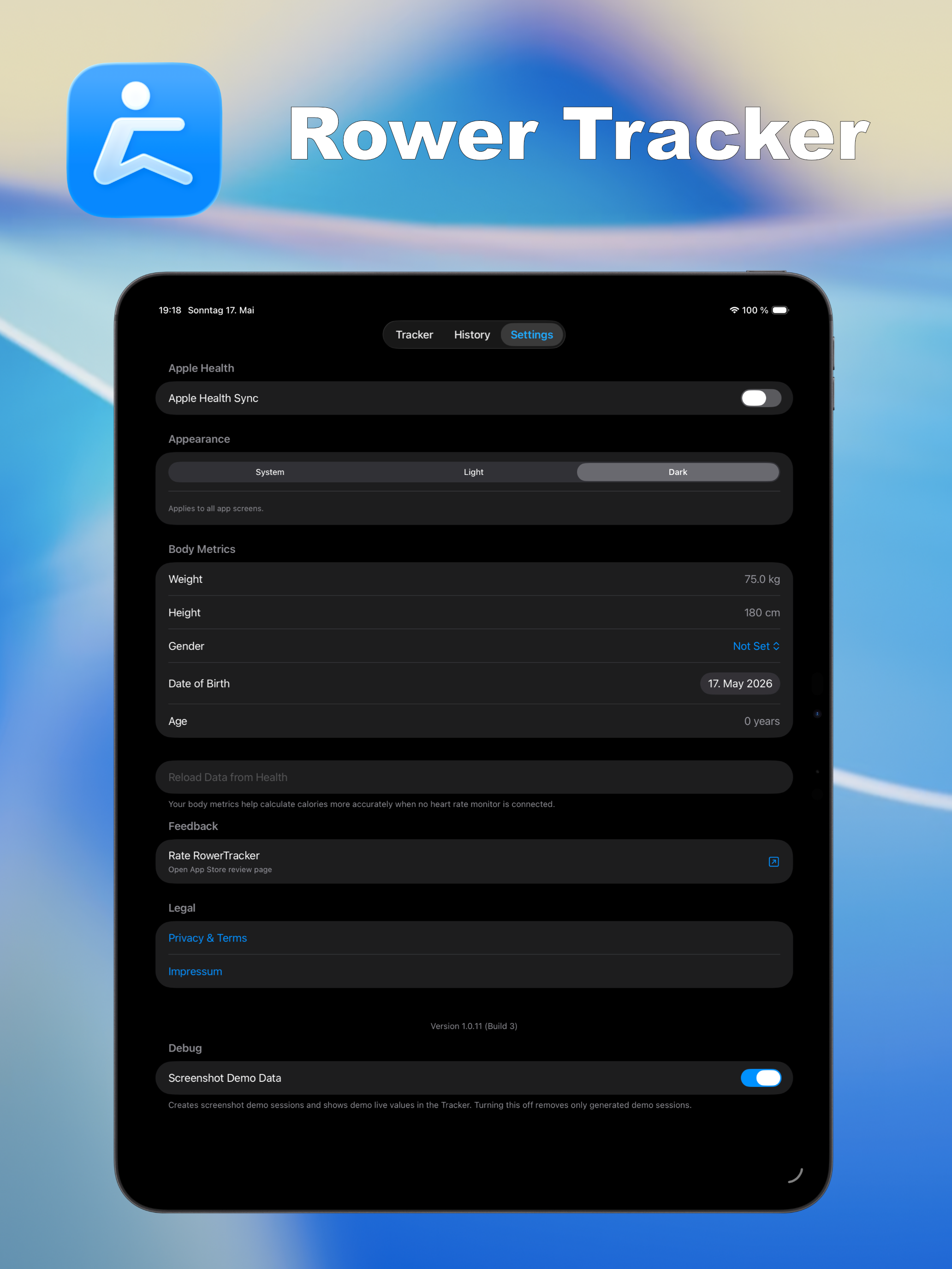Rower Tracker screenshot 16