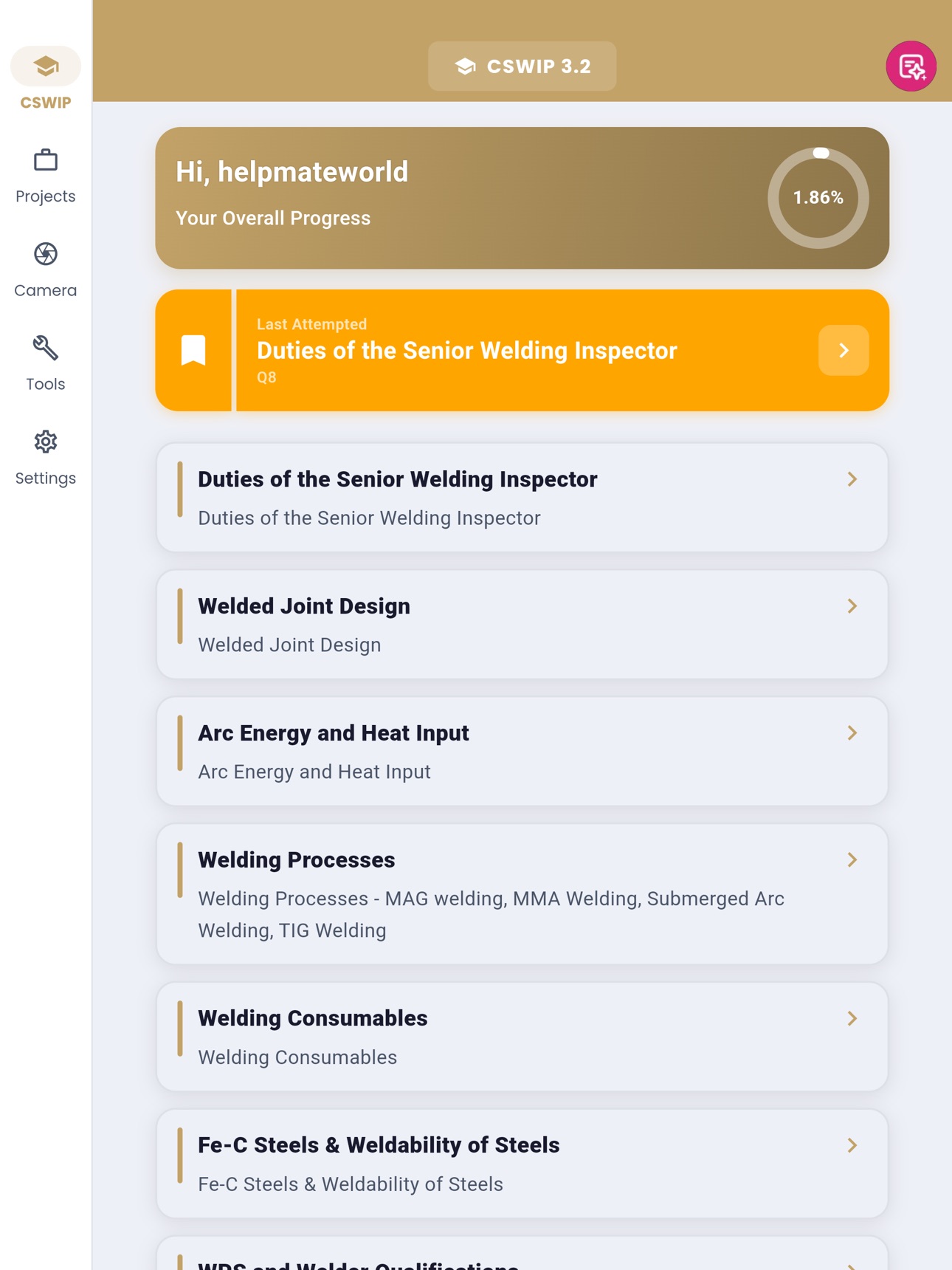 Screenshot 11 of CSWIP Welding Inspector