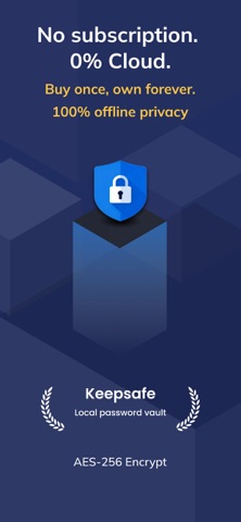 KeepSafe:Local Password vault Screenshot 1 of 6