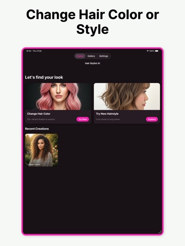 Hair Color AI: Hairstyle Try