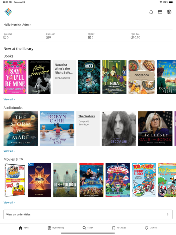 Lakeland Library iPad screenshot 1 - Reference app