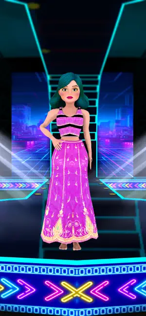 Anime Dress Up Fashion Game 3D screenshot 2