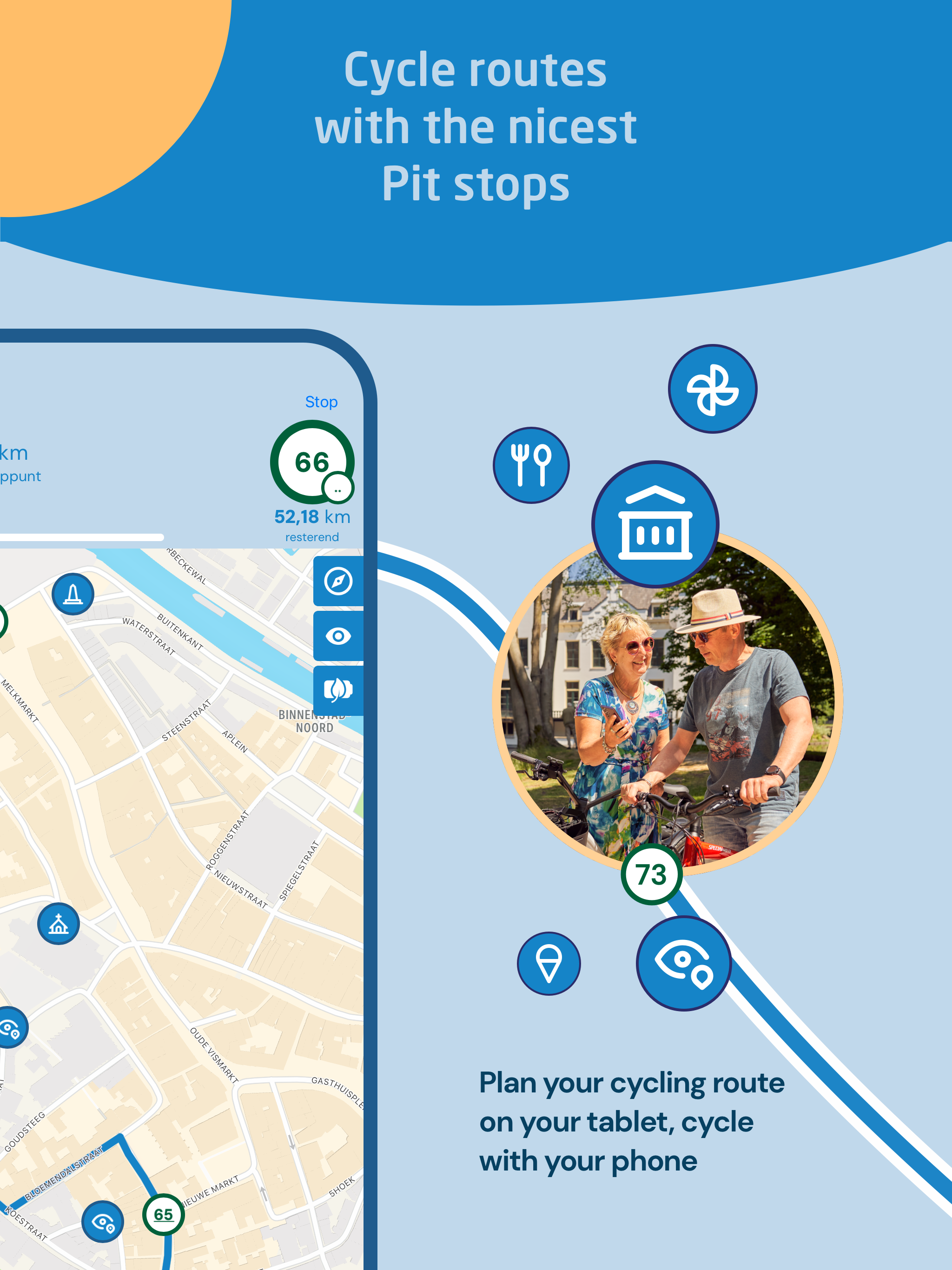 Efita cycling – route app