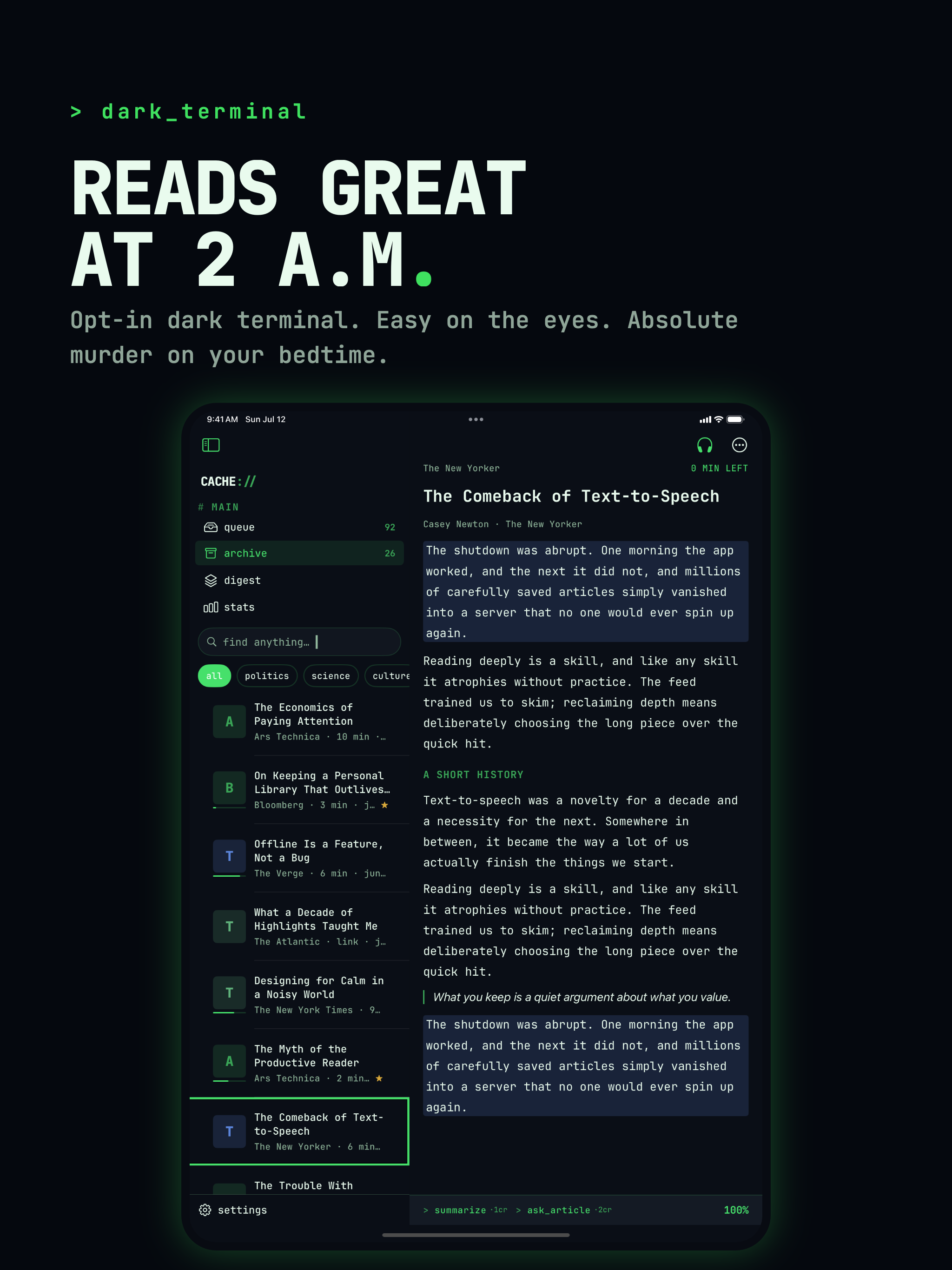 Read Later Offline : CACHE screenshot 16