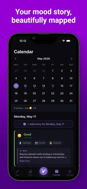 MoodMirror AI - Mood Tracker screenshot 3