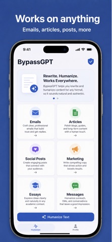 BypassGPT: AI Humanizer Pro Screenshot 5 of 5