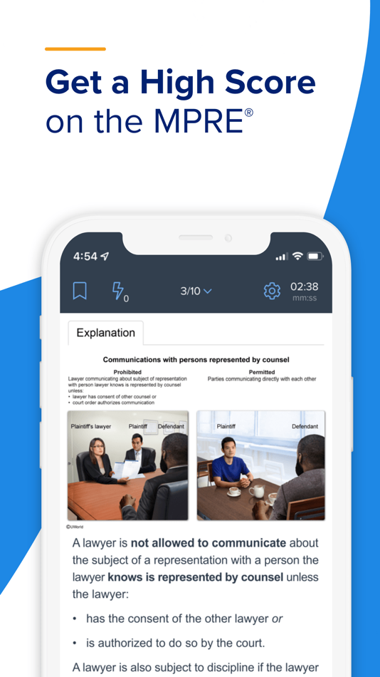 #6. UWorld Legal | Bar Prep (iOS) Podle: UWorld LLC
