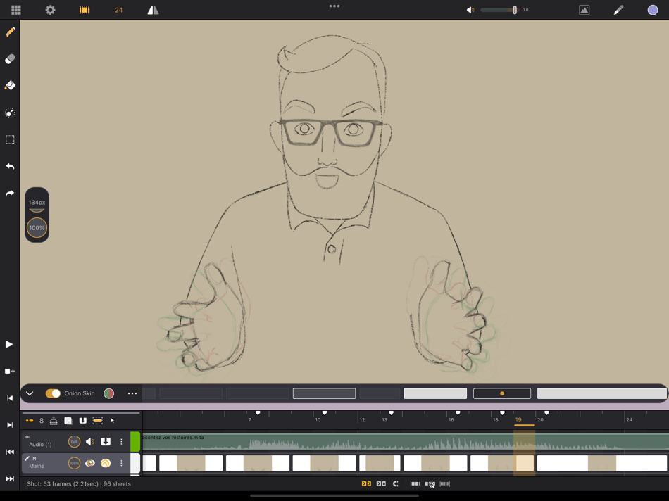 #5. Callipeg: 2D Animation App (iOS) Által: Enoben
