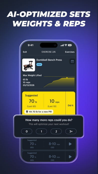 Gymverse: Gym Workout Planner App Store screenshot 5