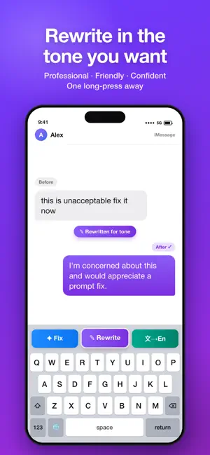 GrammarKey: AI Grammar Fixer screenshot 3