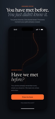 Have we met before: crosd iPhone screenshot