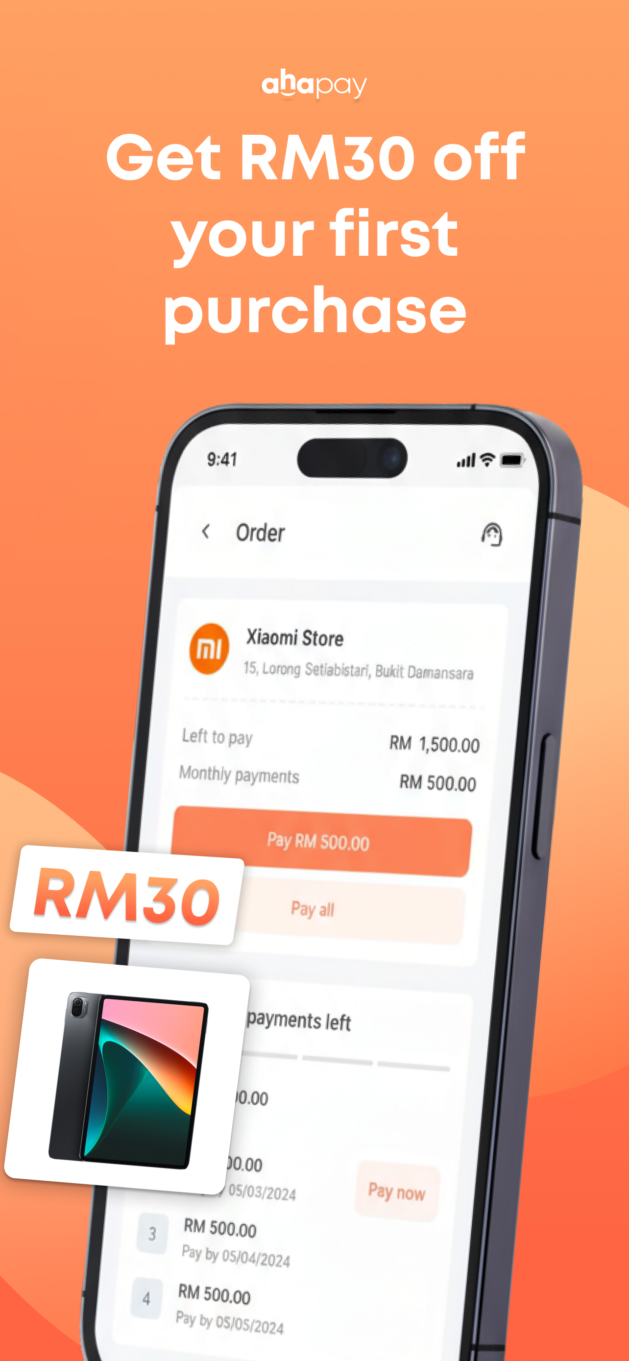 AhaPay: Beli skrg, bayar nanti