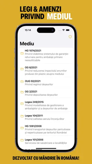 Mediu: Legi & Amenzi screenshot 1