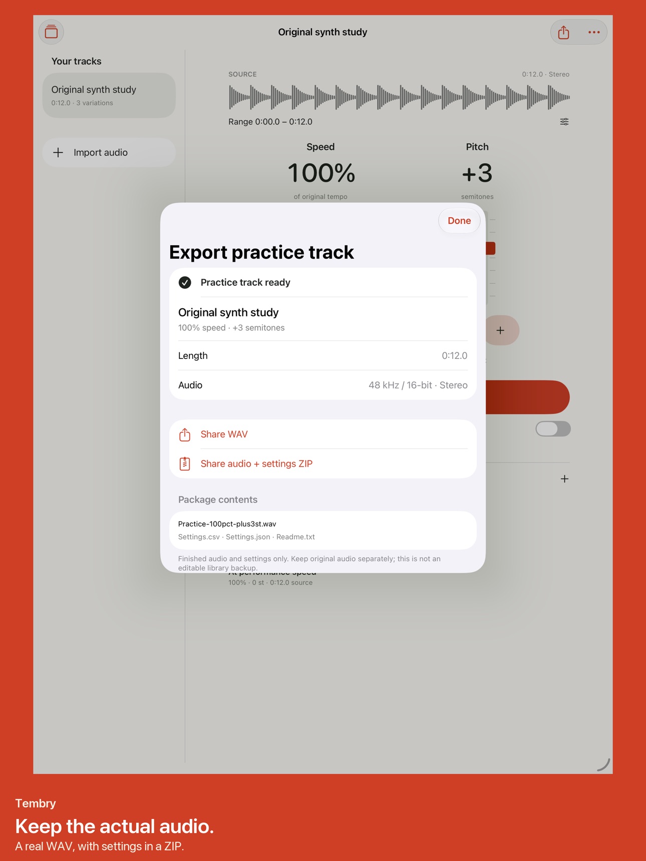 Screenshot 7 of Tembry Practice Tracks