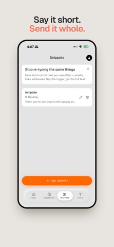 Walkie: Voice Keyboard Screenshot 5 of 6