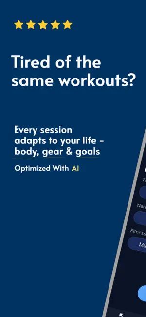 Versafit: AI Workout Builder screenshot 1