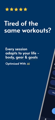Versafit: AI Workout Builder screenshot