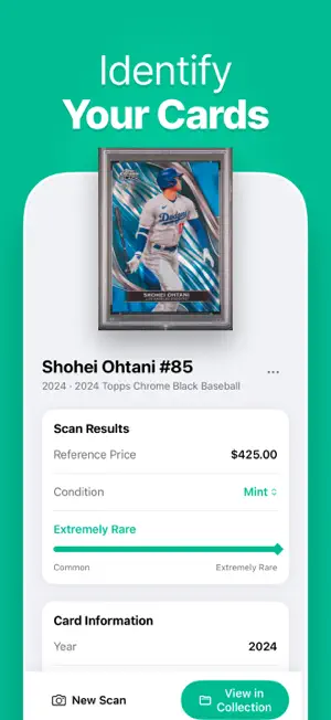 Sports Card Scanner: GrailScan screenshot 2