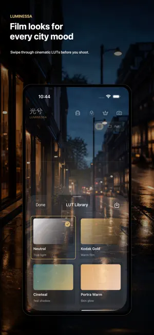 Luminessa: LUT Film Camera screenshot 2