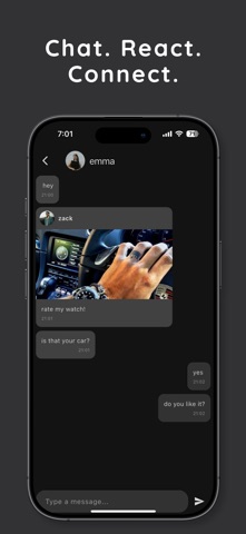 Reactly: Share & React screenshot