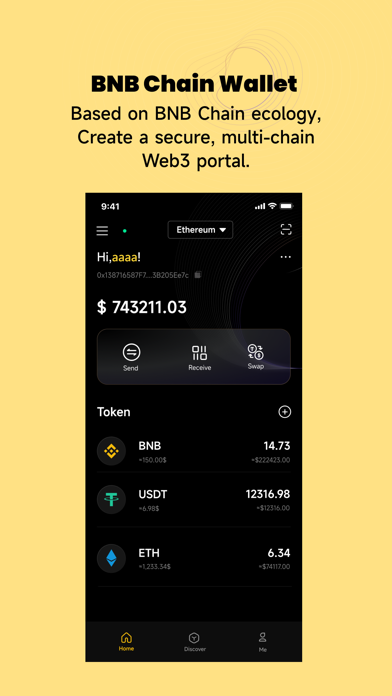 BSC Wallet: BNB chain Screenshot